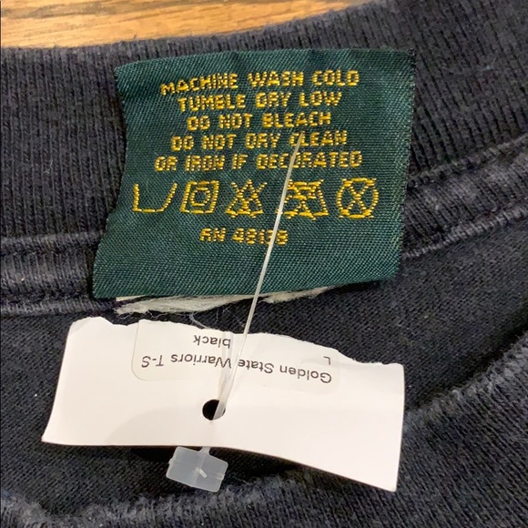 L new vintage GSW t-shirt goldenstate warriors nba - Picture 7 of 9